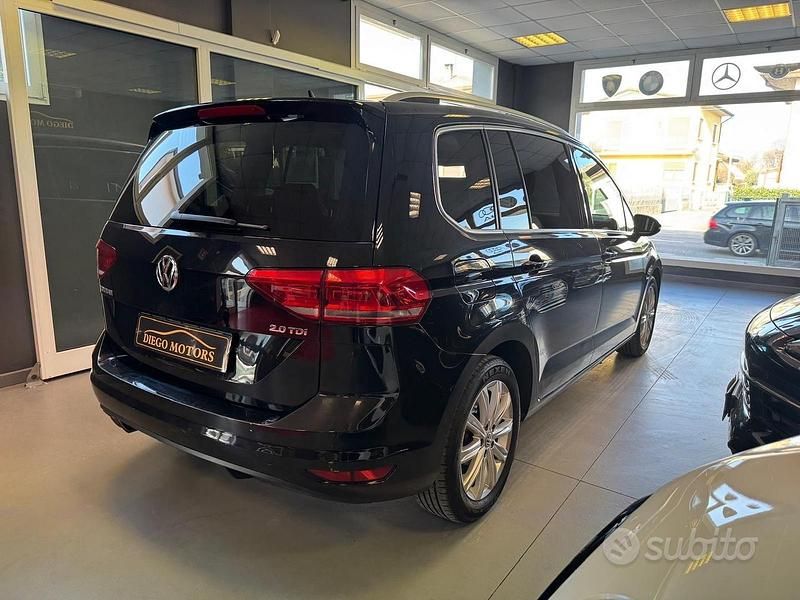 Usata VW Touran Highline 150 CV (110 kW) 2016 Nero Monovolume