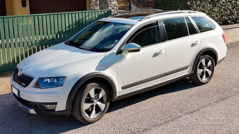 Usata Skoda Octavia Scout Scout 4x4 2015 Bianco Station wagon