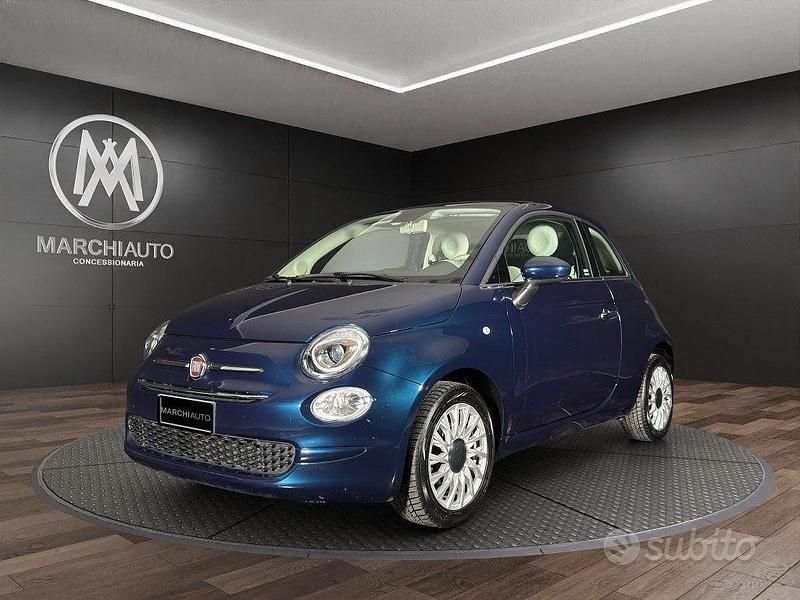 Usata Fiat 500 Lounge 69 CV (50 kW) 2019 Blu Utilitaria