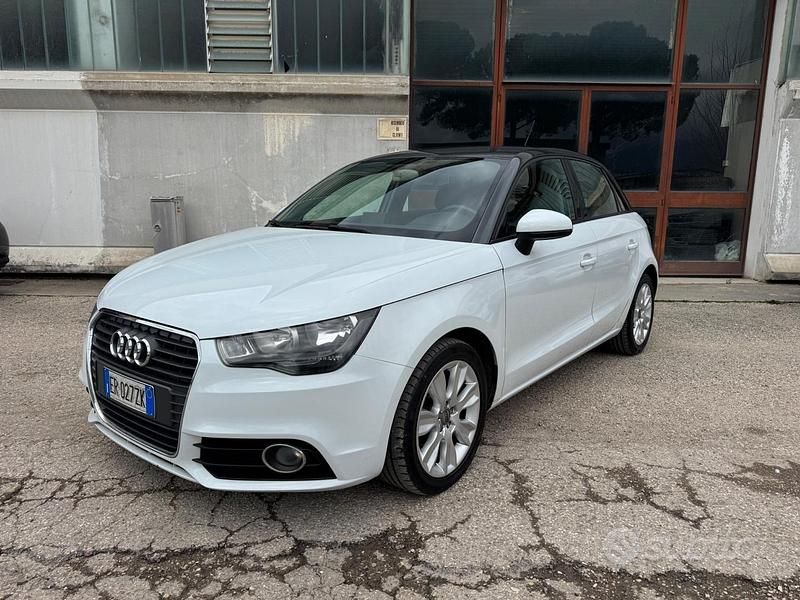 Usata Audi A1 Ambition 104 CV (76 kW) 2013 Bianco Utilitaria