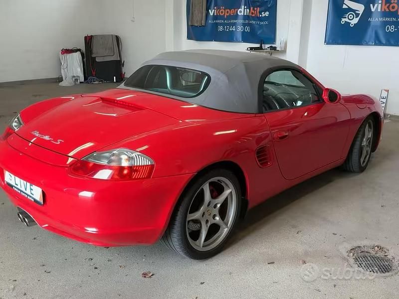 Usata Porsche Boxster 260 CV (191 kW) 2003 Rosso Cabrio