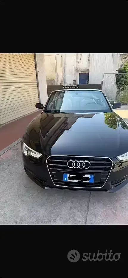 Usata Audi A5 Cabriolet Business 170 CV (125 kW) 2012 Nero Cabrio