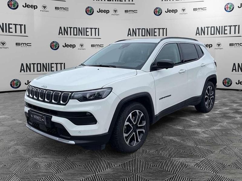 Bianco Usata 2022 Jeep Compass Limited SUV | 21.900 € (Buon prezzo) - Immagine 1/4