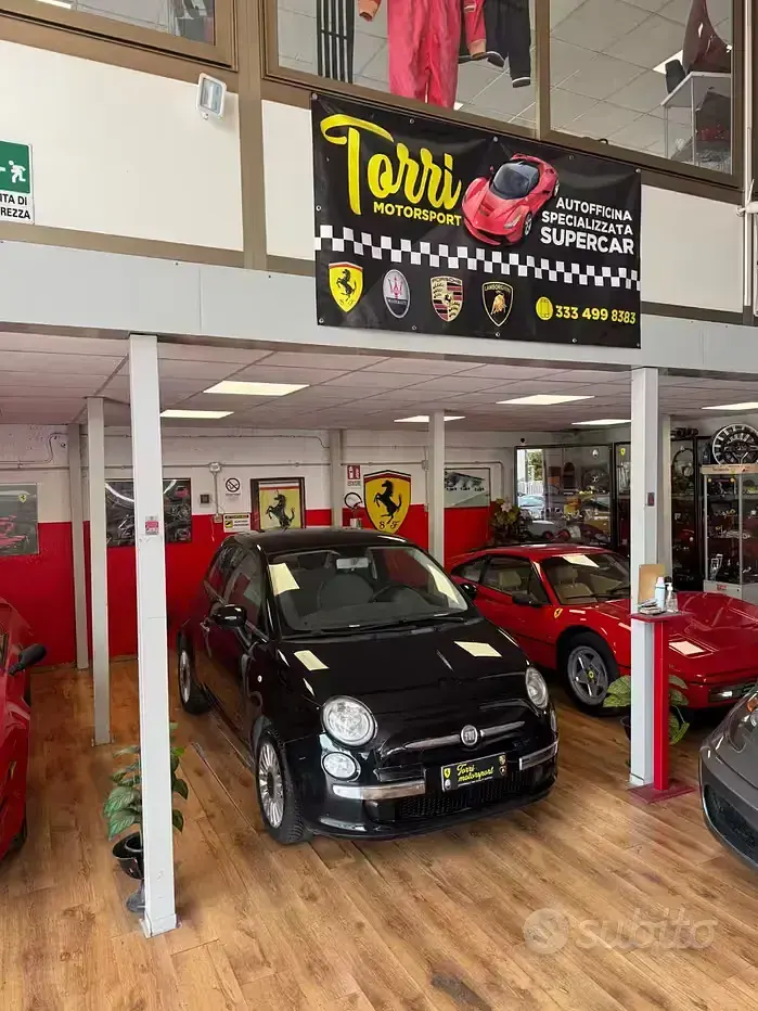 Usata Fiat 500 Lounge 69 CV (50 kW) 2012 Nero Berlina