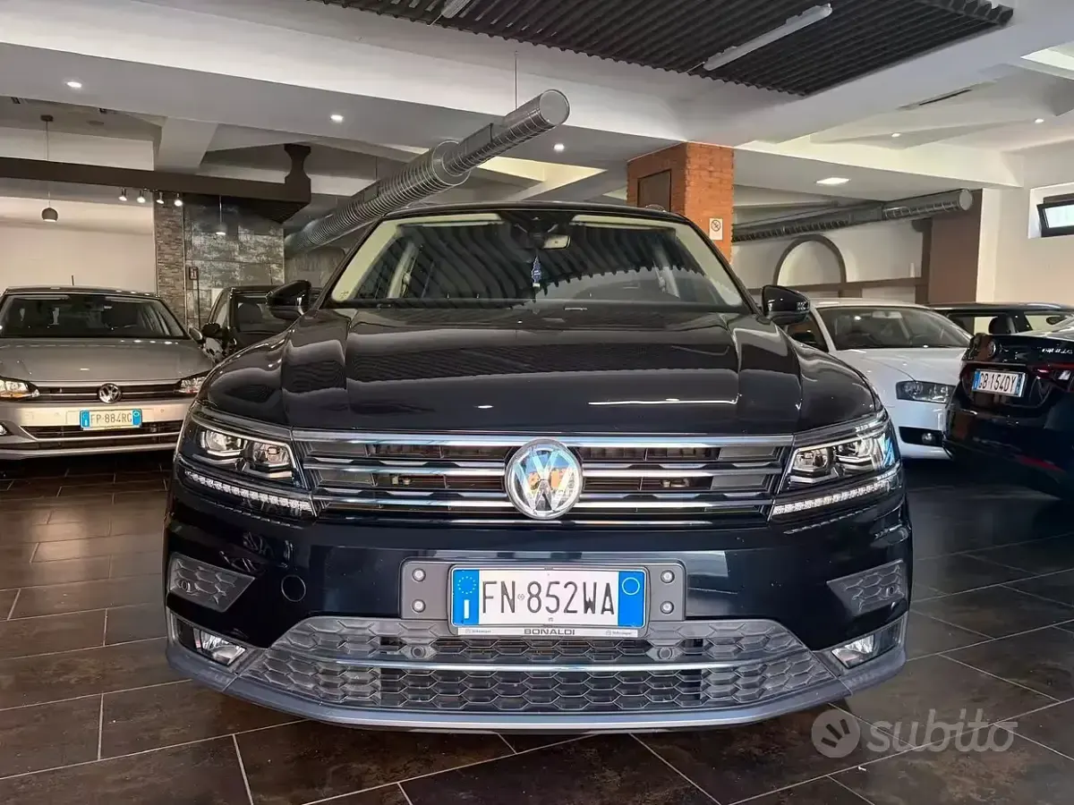 Usata VW Tiguan Style 150 CV (110 kW) 2018 Nero SUV