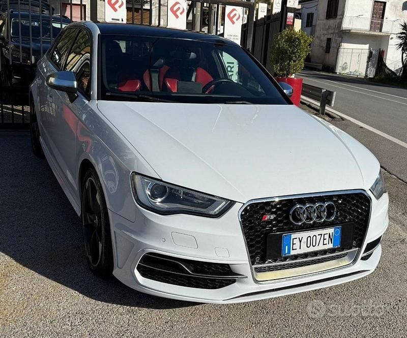 Usata Audi S3 300 CV (220 kW) 2015 Bianco Berlina