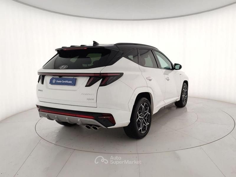 Usata Hyundai Tucson N Line 230 CV (169 kW) 2022 Bianco metallizzato SUV