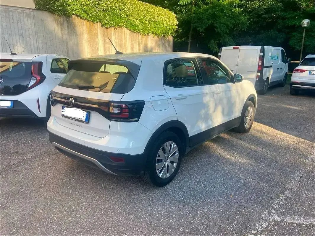 Usata VW T-Cross 95 CV (69 kW) 2021 Bianco SUV