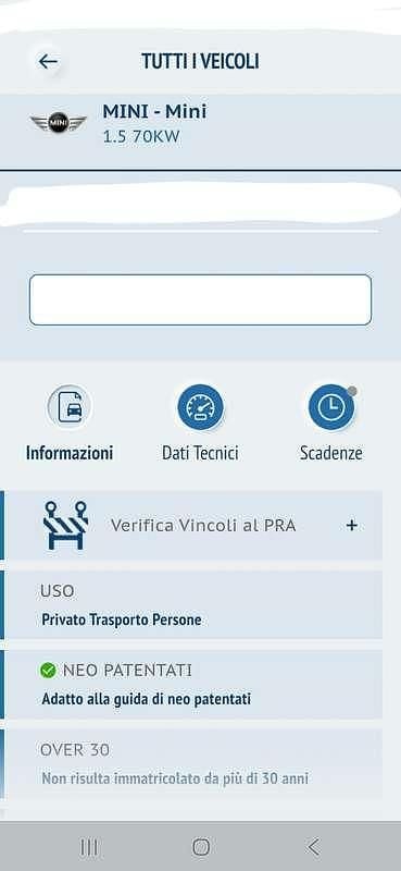 Usata Mini One D 95 CV (69 kW) 2015 Utilitaria