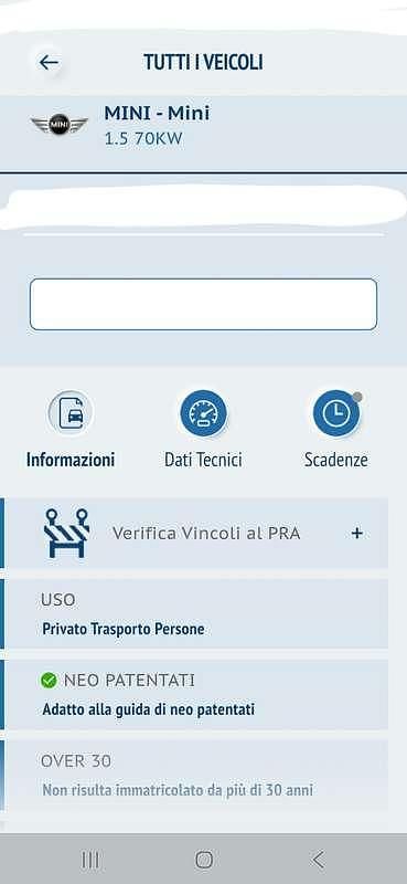 Usata Mini One D 95 CV (69 kW) 2015 Utilitaria