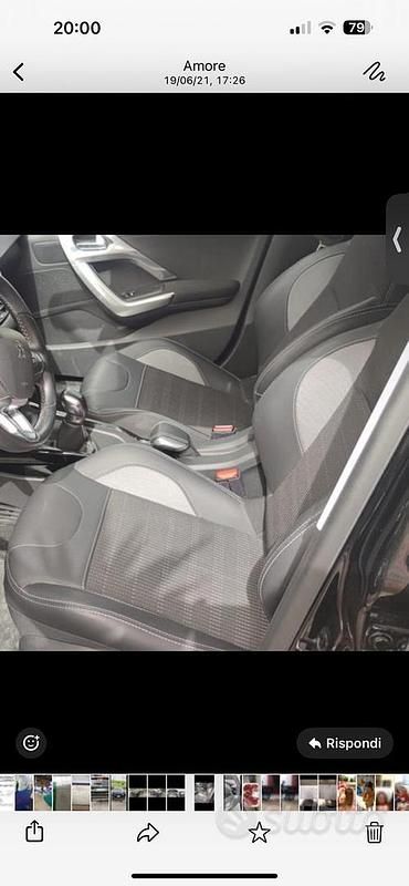 Usata Peugeot 2008 82 CV (60 kW) 2019 Nero SUV