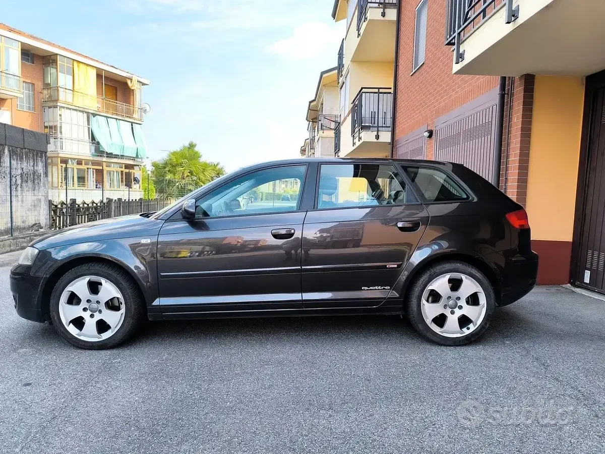 Usata Audi A3 Sportback Attraction 140 CV (102 kW) 2007 Nero Utilitaria