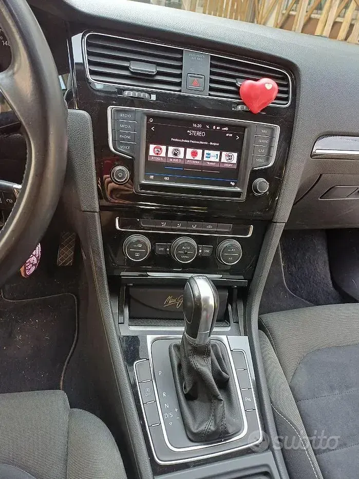 Usata VW Golf VII 110 CV (80 kW) 2017 Bianco Berlina