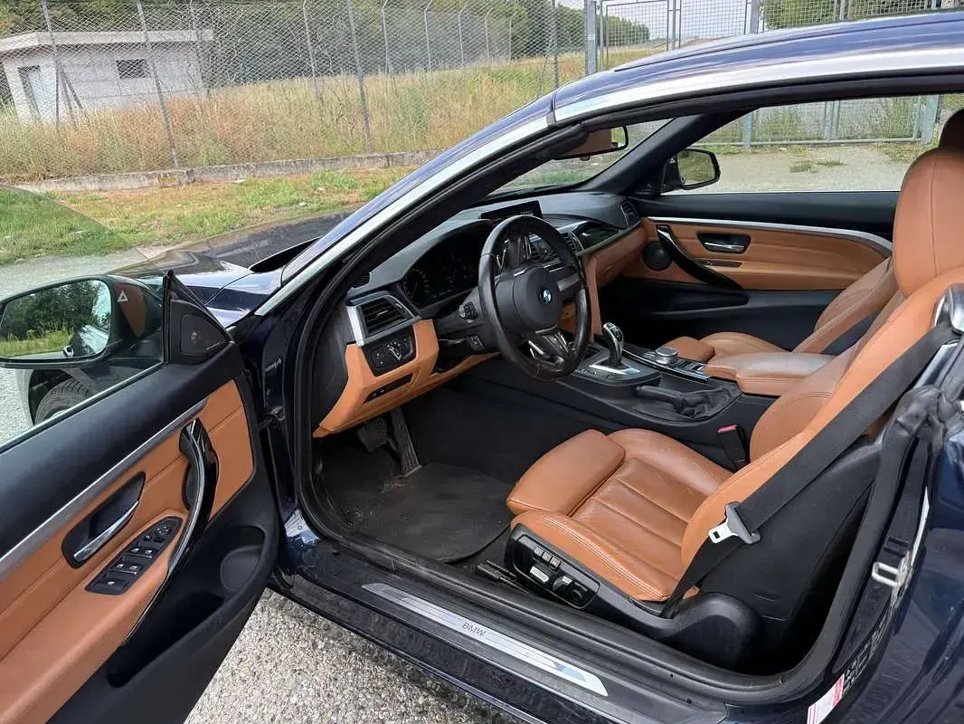 Usata BMW 435 Luxury Line 313 CV (230 kW) 2017 Blu/azzurro Cabrio