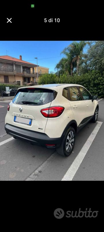 Usata Renault Captur 90 CV (66 kW) 2017 Bianco SUV