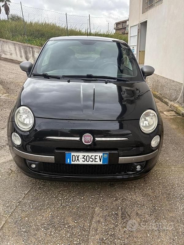 Usata Fiat 500 69 CV (50 kW) 2009 Nero Cabrio
