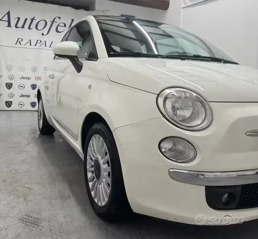 Usata Fiat 500 69 CV (50 kW) 2012 Bianco Berlina