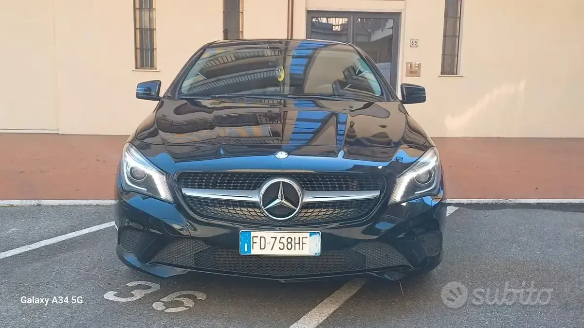 Usata Mercedes CLA200 Premium 136 CV (100 kW) 2016 Nero Coupé