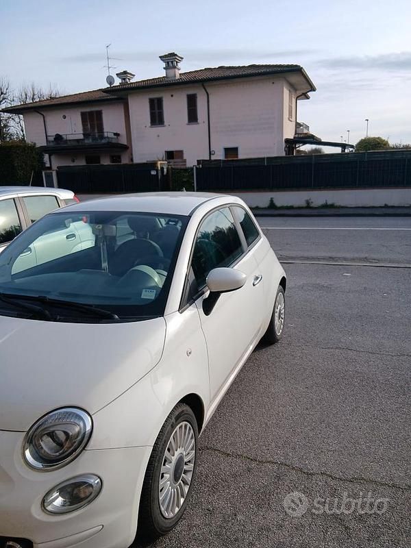 Usata Fiat 500 Lounge 95 CV (69 kW) 2018 Bianco Utilitaria