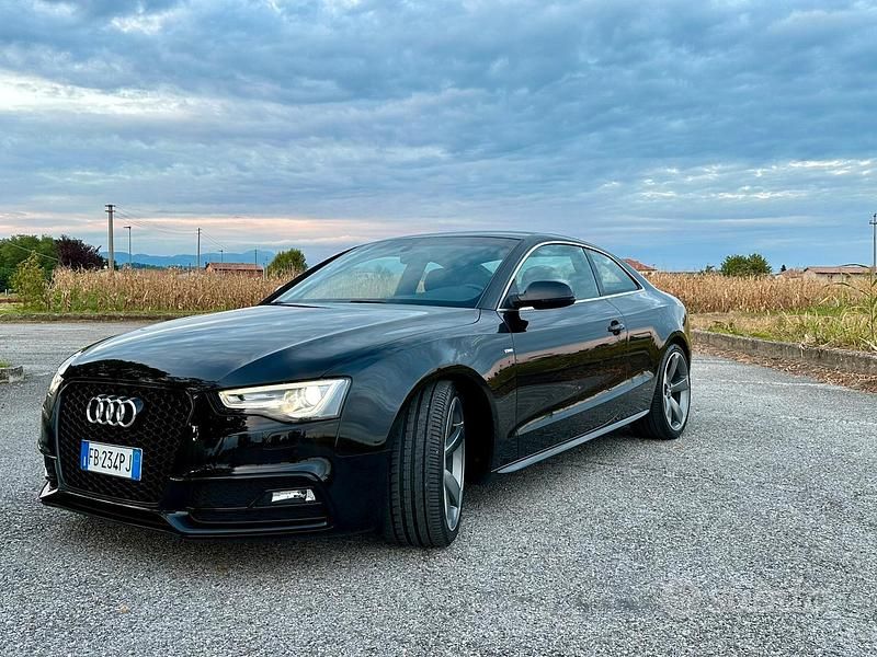 Usata Audi A5 S-Line 190 CV (139 kW) 2016 Nero Coupé