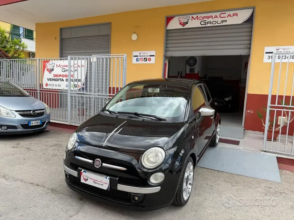Usata Fiat 500 Sport 69 CV (50 kW) 2009 Nero Cabrio