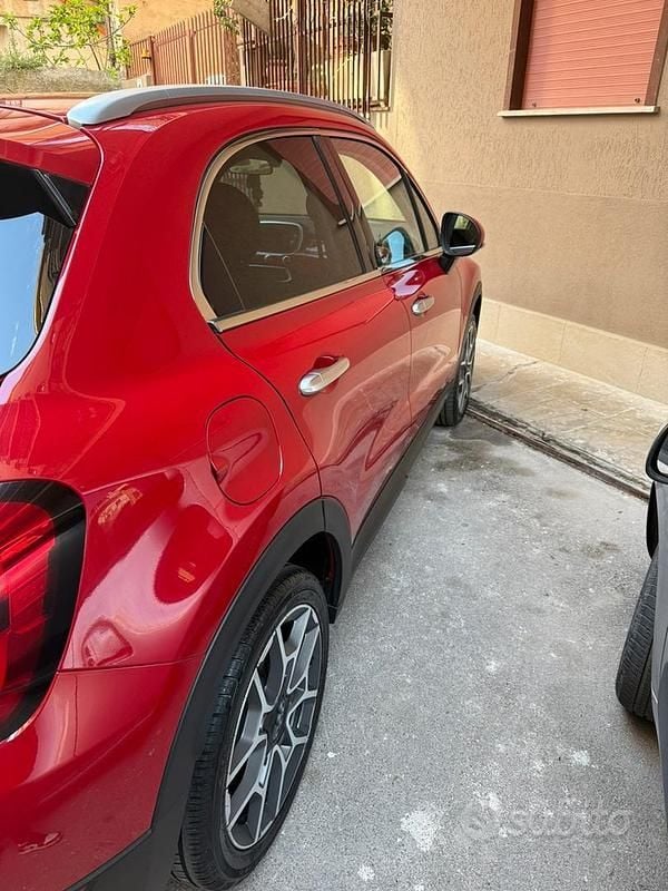Usata Fiat 500X Cross 120 CV (88 kW) 2019 Rosso SUV