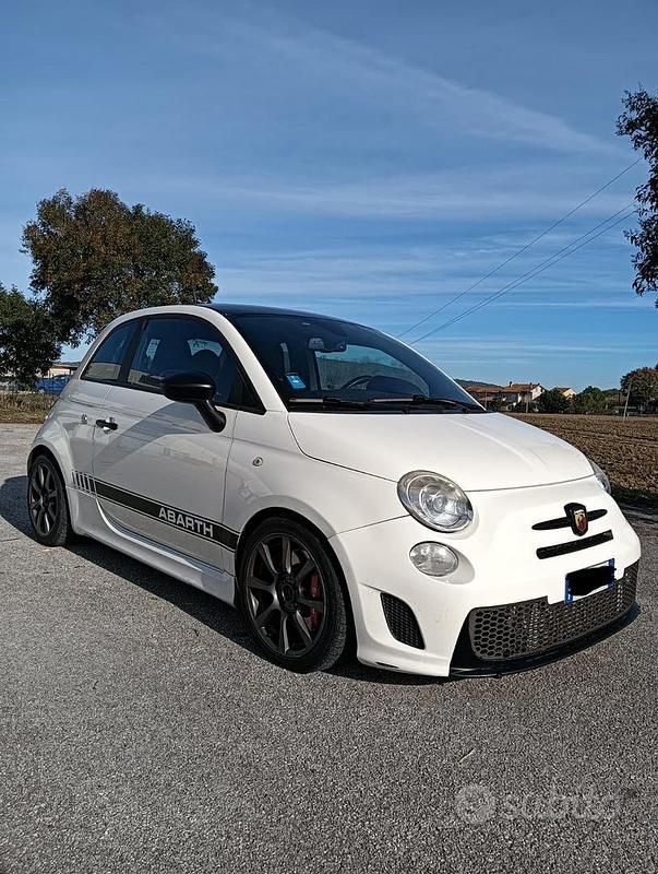 Usata Abarth 500 135 CV (99 kW) 2012 Bianco Berlina