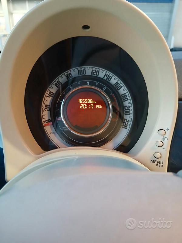 Usata Fiat 500 95 CV (69 kW) 2013 Blu Utilitaria