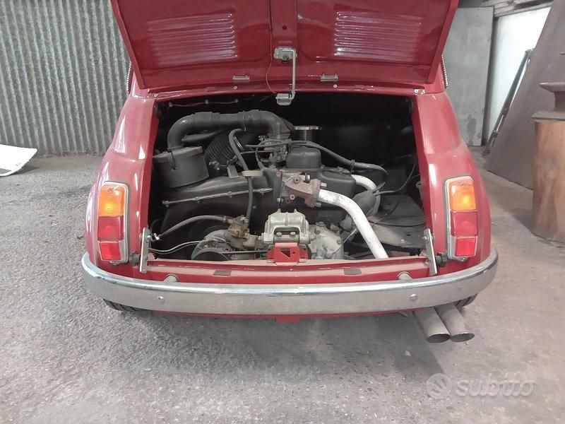 Usata Fiat 500 1970 Rosso Utilitaria