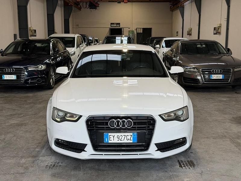 Usata Audi A5 149 CV (109 kW) 2015 Bianco Coupé