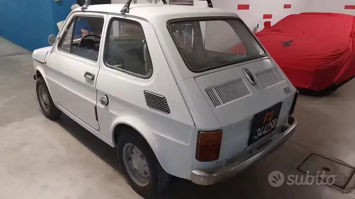 Usata Fiat 126 1970 Bianco Utilitaria
