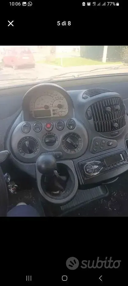 Usata Fiat Multipla 103 CV (75 kW) 2008 Monovolume