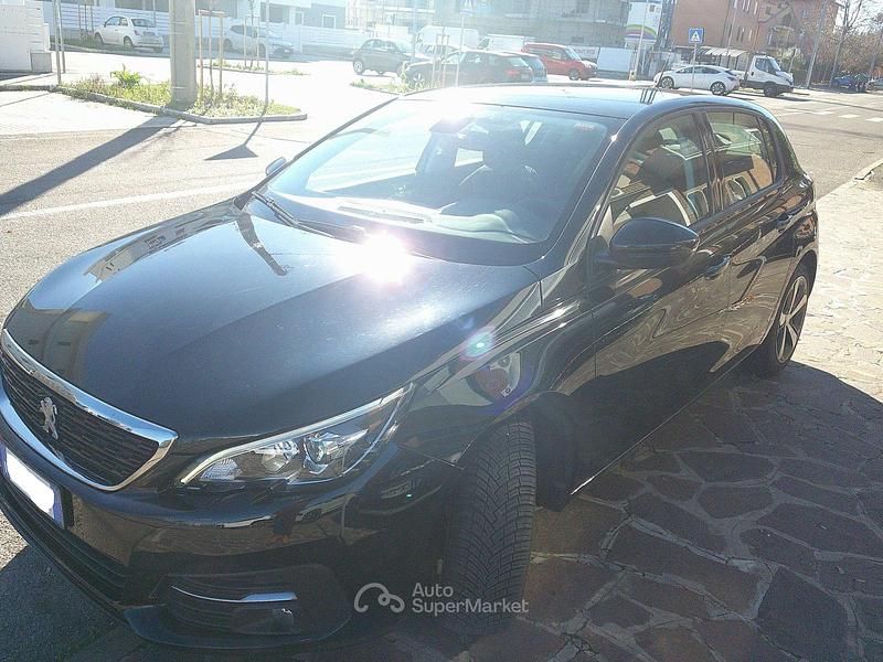 Usata Peugeot 308 Allure 131 CV (96 kW) 2019 Nero Berlina