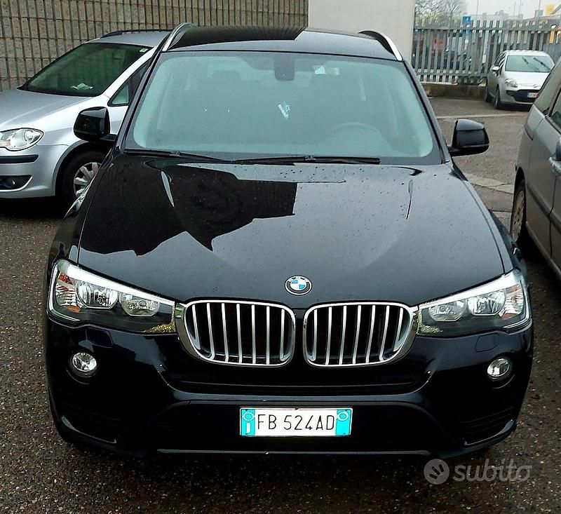 Usata BMW X3 190 CV (139 kW) 2015 Nero SUV