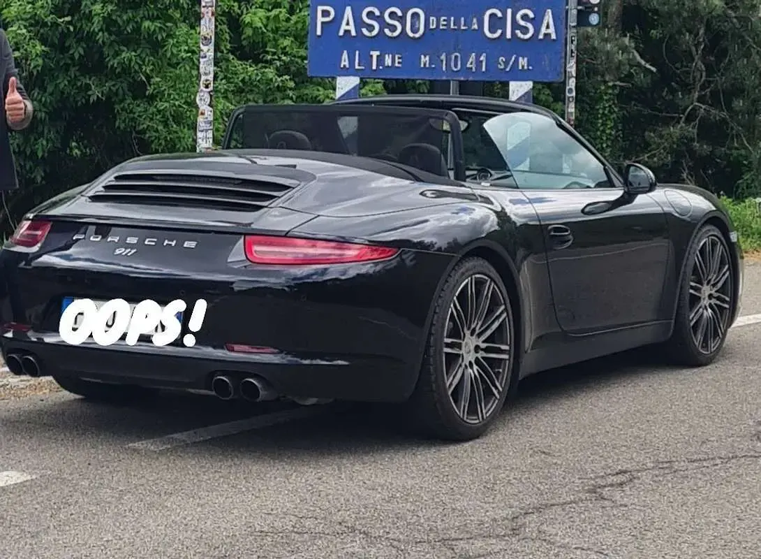 Usata Porsche 911 Black Edition 370 CV (272 kW) 2015 Nero Cabrio
