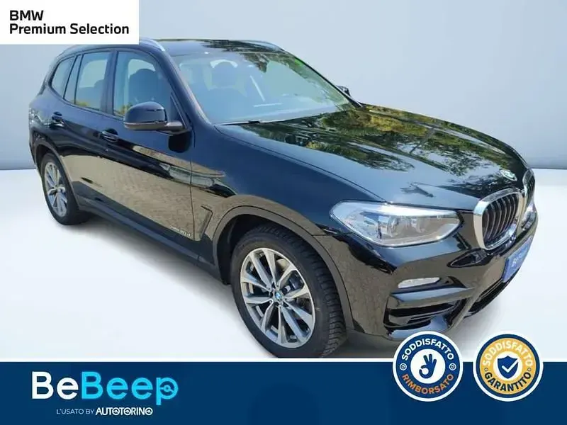 Usata BMW X3 Advantage 190 CV (139 kW) 2018 Nero metallizzato SUV