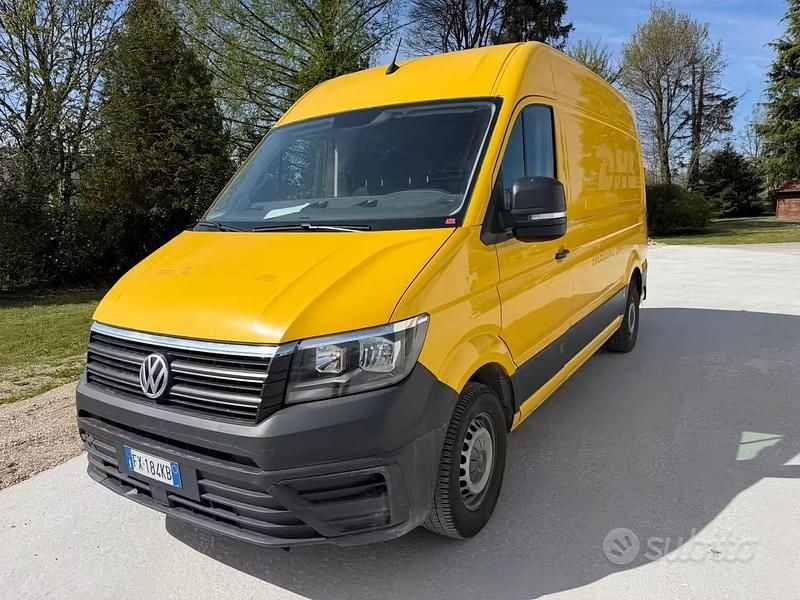Usata VW Crafter Business 140 CV (102 kW) 2020 Giallo Furgone