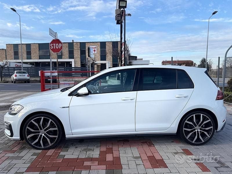 Usata VW Golf VII GTD 184 CV (135 kW) 2017 Bianco Berlina