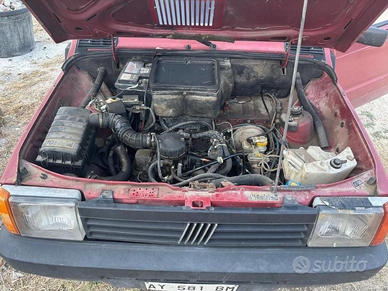Usata Fiat Panda 1997 Rosso Utilitaria