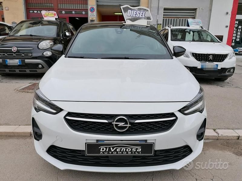 Usata Opel Corsa GS Line 101 CV (74 kW) 2020 Bianco Utilitaria