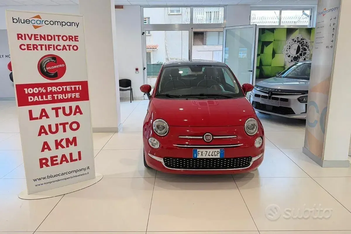 Usata Fiat 500 Lounge 69 CV (50 kW) 2019 Rosso Berlina
