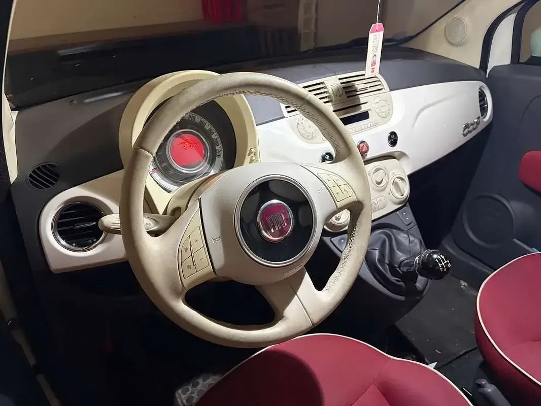 Usata Fiat 500C Pop 69 CV (50 kW) 2010 Bianco Cabrio