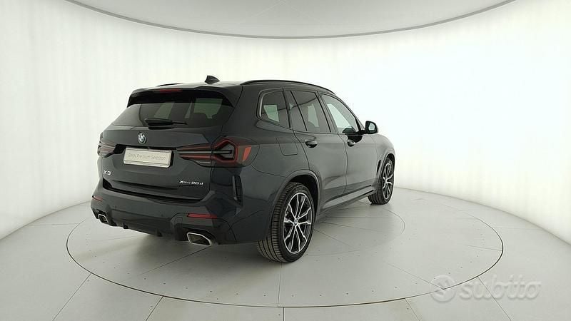 Usata BMW X3 M Sport 190 CV (139 kW) 2023 Nero SUV