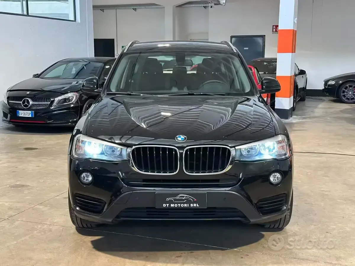 Usata BMW X3 Efficient Dynamics 190 CV (139 kW) 2014 Nero SUV
