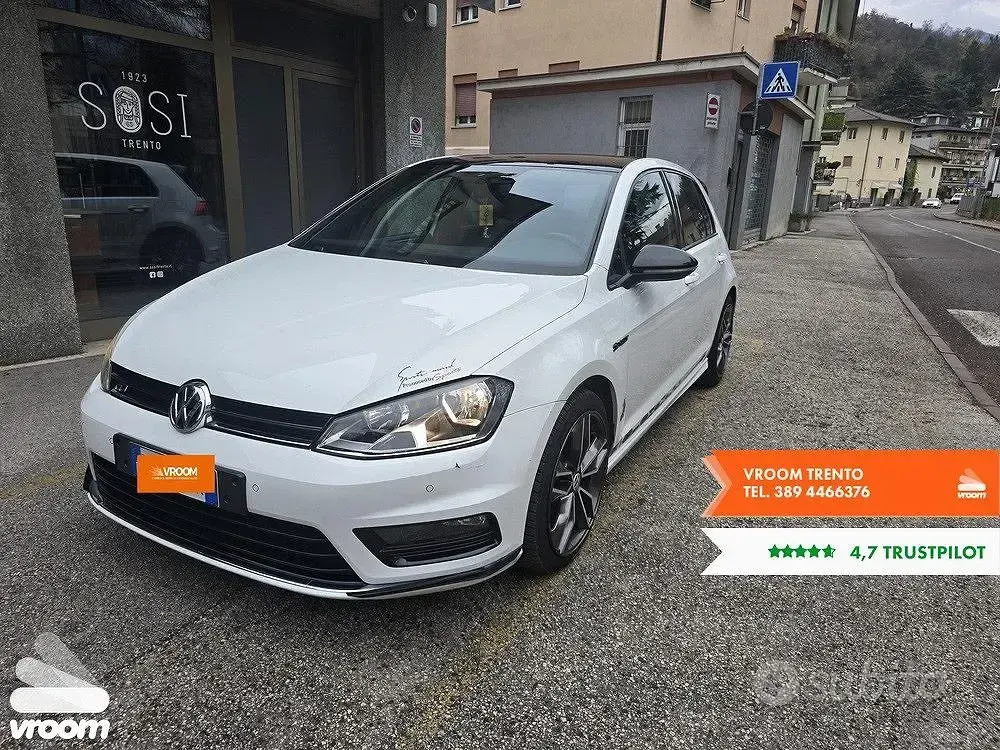 Usata VW Golf VII 110 CV (80 kW) 2016 Bianco Utilitaria