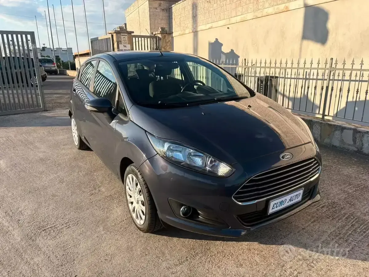 Usata Ford Fiesta Titanium 75 CV (55 kW) 2013 Blu Berlina