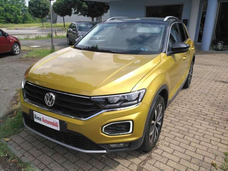 Usata VW T-Roc Style 150 CV (110 kW) 2019 Giallo metallizzato SUV