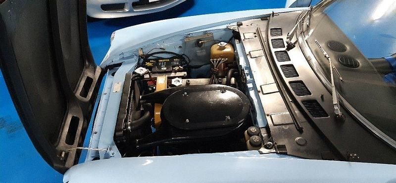 Usata Abarth 124 Spider 130 CV (95 kW) 1973 Azzurra e nera / pastello