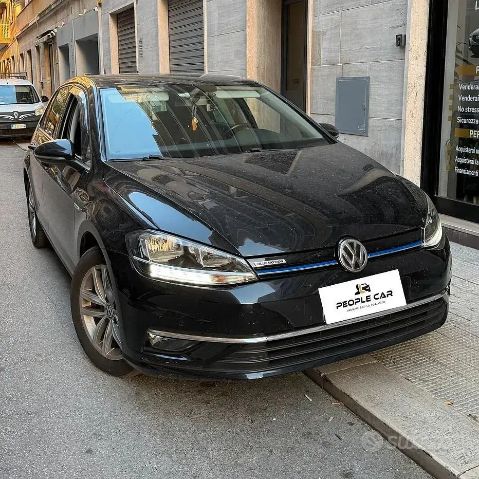 Usata VW Golf VII 130 CV (95 kW) 2019 Nero Berlina