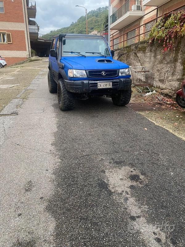 Usata Hyundai Galloper 1999 Blu SUV